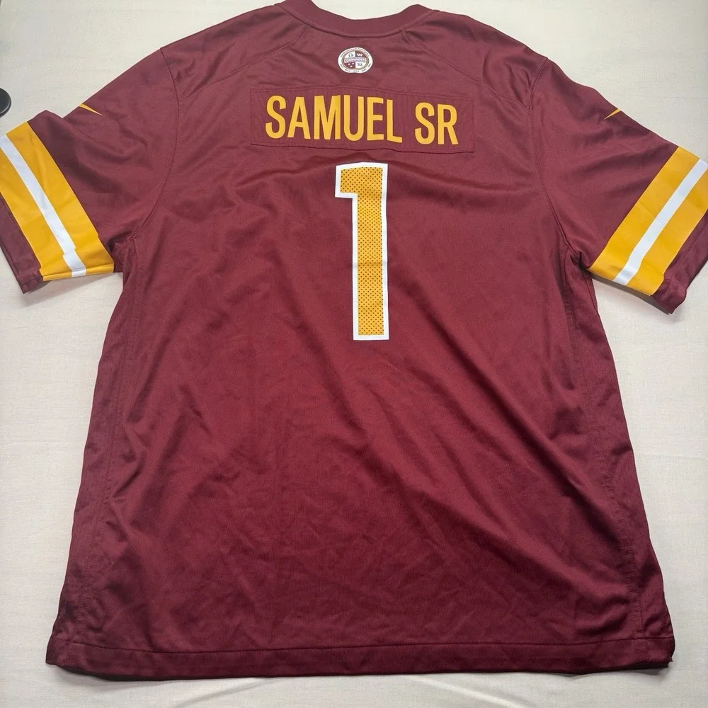 Nike Deebo Samuel Sr Washington Commanders #1 Game Jersey Mens XXL Burgundy